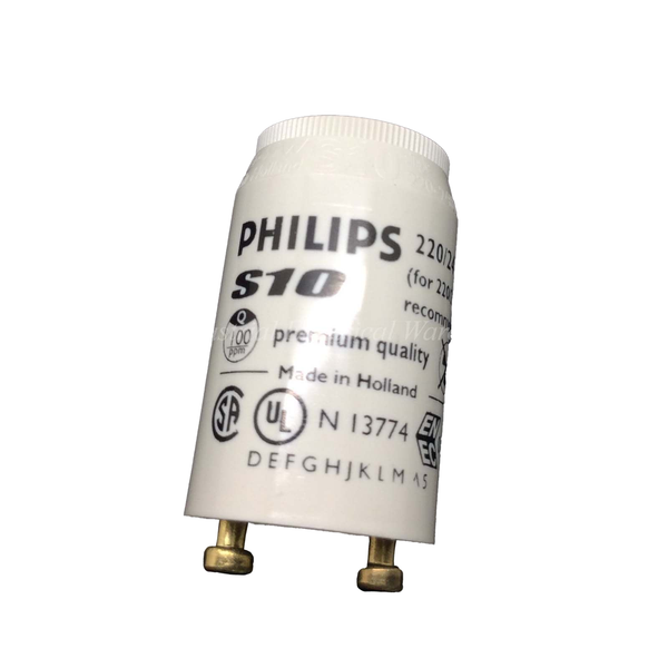 Philips TL Starter for 4-65 Watts Fluorescent Tube Blue S10