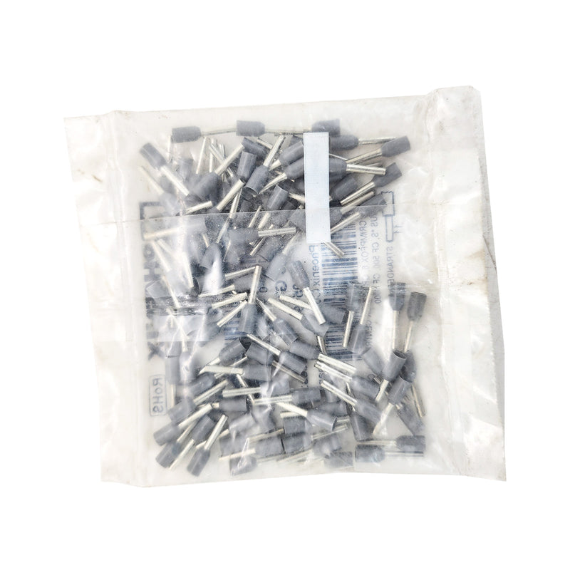 Phoenix Insulated Crimp Bootlace Ferrules 18AWG Gray AI 3200519 Pack of 100