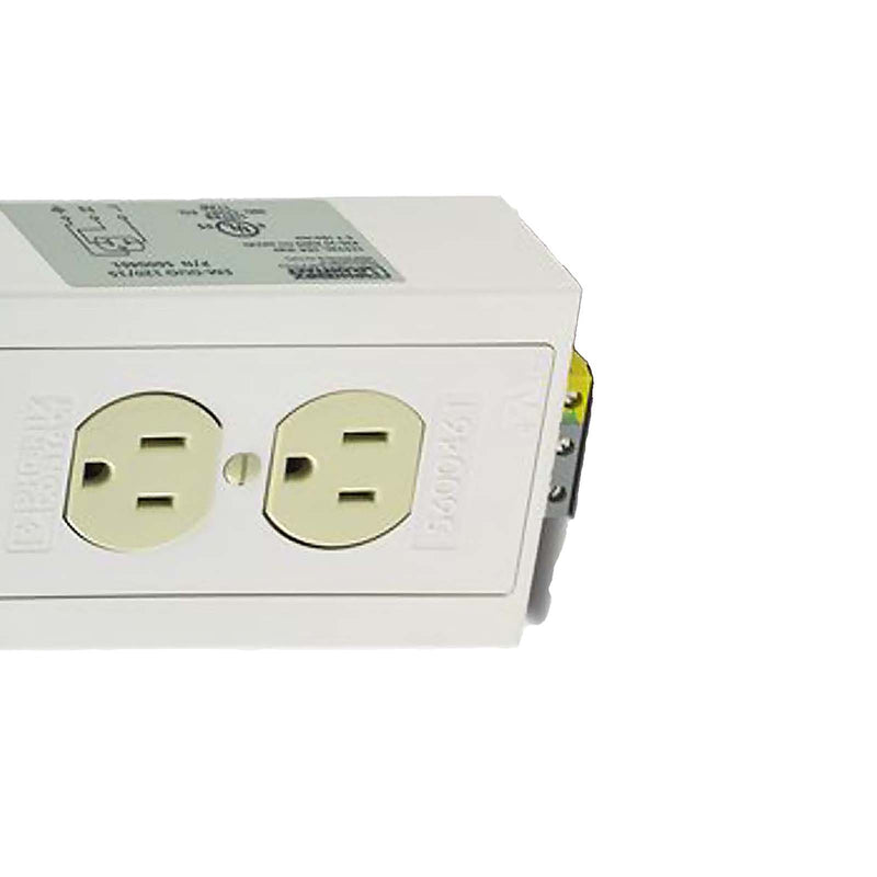 Phoenix Contact Rail-Mounted Dual Power Outlet 125VAC 15A EM-DUO 120/15 5600461