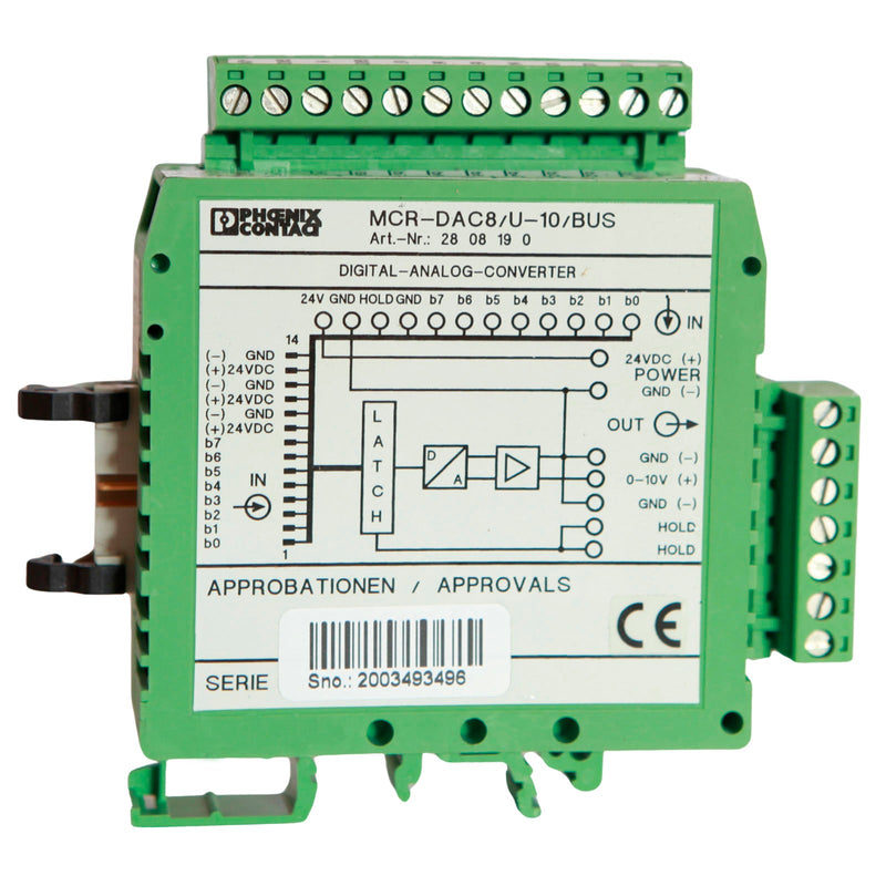 Phoenix Contact Digital / Analog Converter MCR-DAC 8-U-10-BUS 2808190