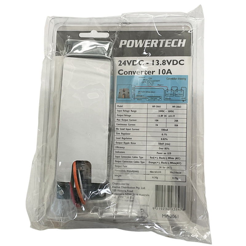 PowerTech 24Vdc - 13.8Vdc Converter 10A MP3061