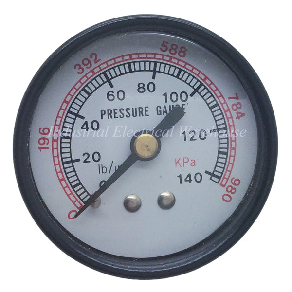 Pressure Gauge 50mm 0-980KPa 0-140LB