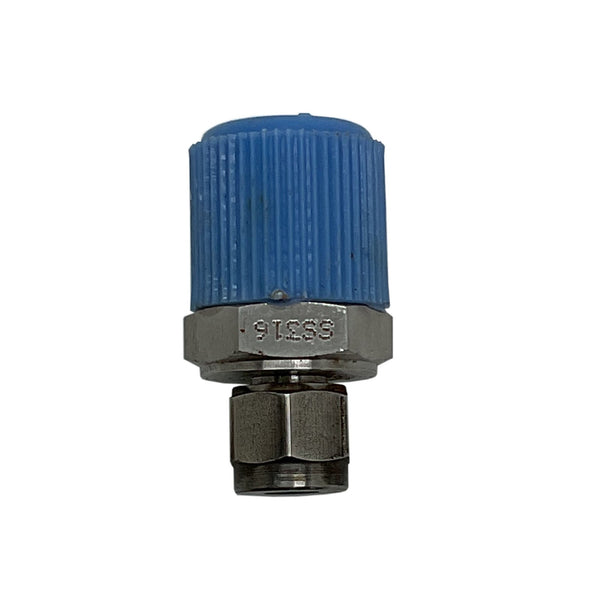 Pyrosales Lock Nut with Blue Cap ½” 316 Stainless Steel