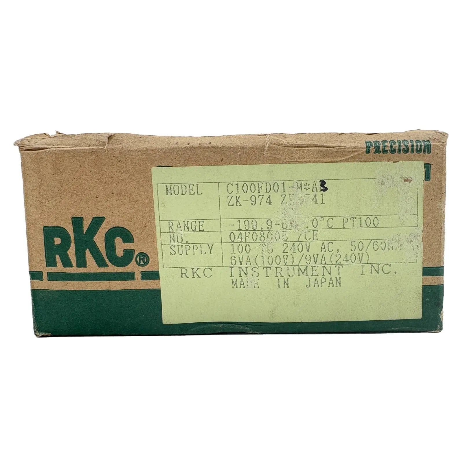 Temperature Controller RKC C100 100-240VAC 50/60Hz C100FD01-M*A3