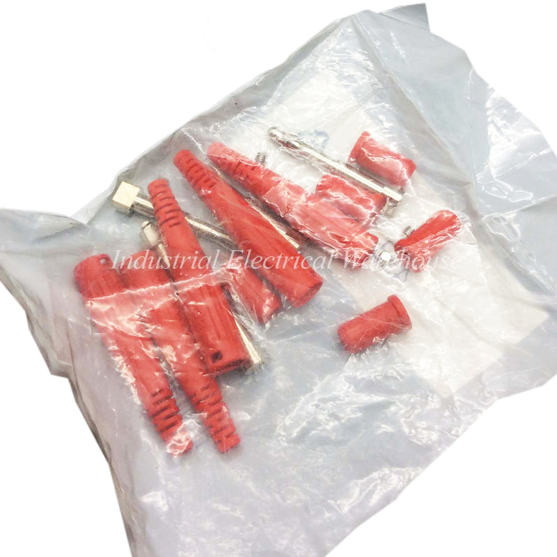RS Staubli Stackable Banana Plug 4mm 60Vdc 32A Red 64.9195-22 433-3275 Pack of 5