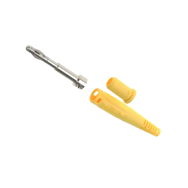 RS Staubli Stackable Banana Plug 4mm 60Vdc 32A Yellow 64.9195-24 433-3304