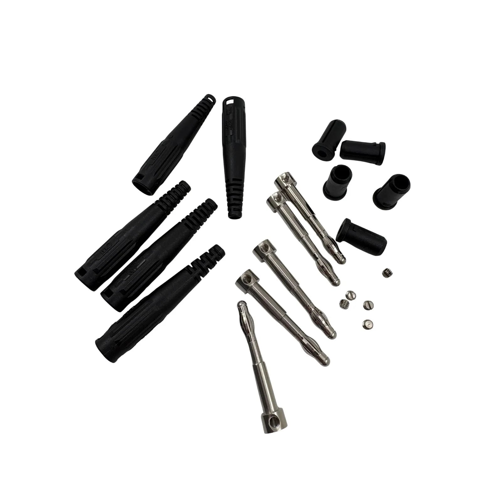 RS Staubli Stackable Banana Plug 4mm 60VDC 32A Black 433-3281