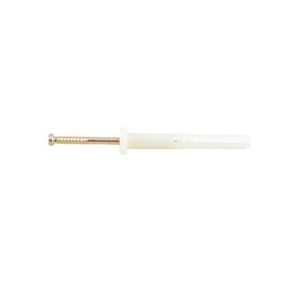 Ramset Round Head Nylon Anchor 6.5x50mm Gold/White TNR450