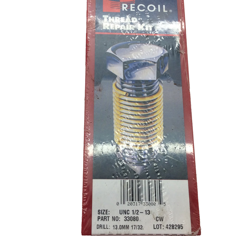 Recoil Helical Thread Repair Kit UNC ½-13 Size 0.750” 13mm Drill 33080
