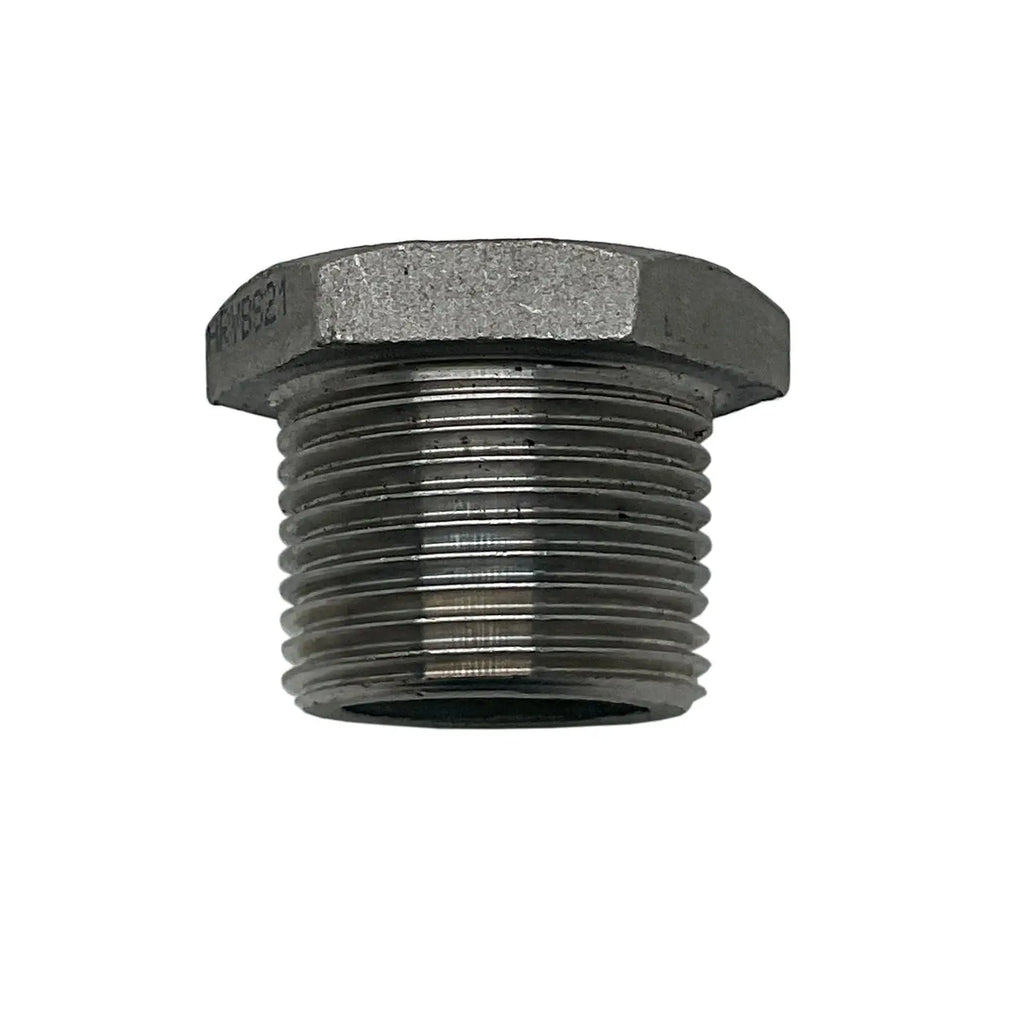 Threaded Socket Bush BSP-to-BSP 1 1/4 Inch Threaded Fittings Stainless Steel 316 Reducing ...