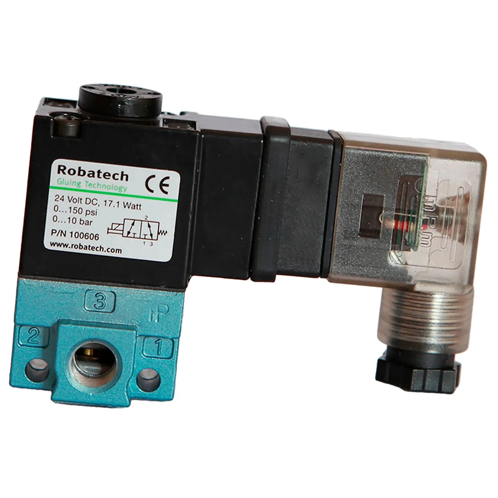 Solenoid Valve Robatech 24VDC 17.1W 100606 for Industrial Use