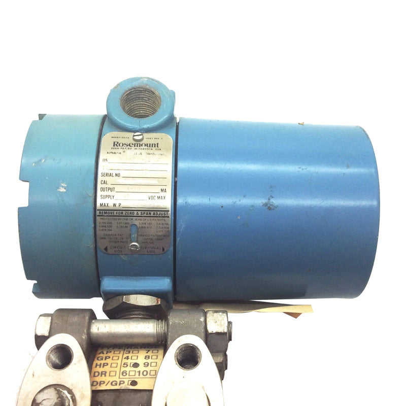 Rosemount Pressure Transmitter E1151-1DP522M1B1J