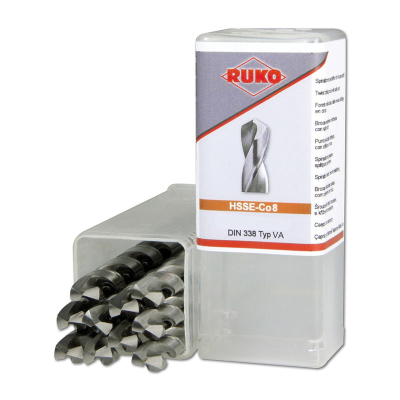 Ruko Twist Drill Bit 3.2mm 35mm Effective 63mm Overall HSS 281032E