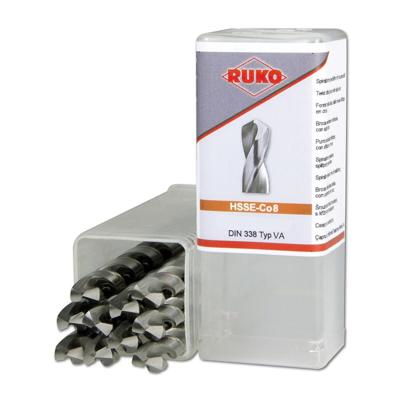 Ruko Twist Drill Bit 4.5mm 47mm Effective 80mm Overall HSS 281045E