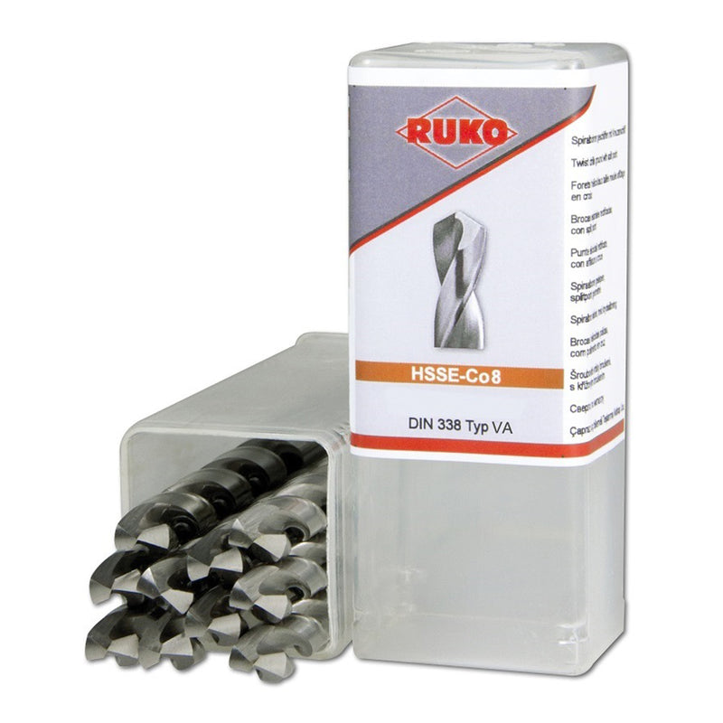 Ruko Twist Drill Bit 7.0mm 66mm Effective 108mm Overall HSS 281070E