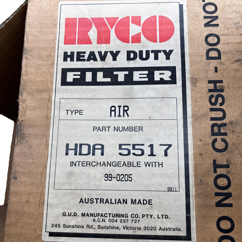 RYCO Heavy Duty Air Filter HDA-5517