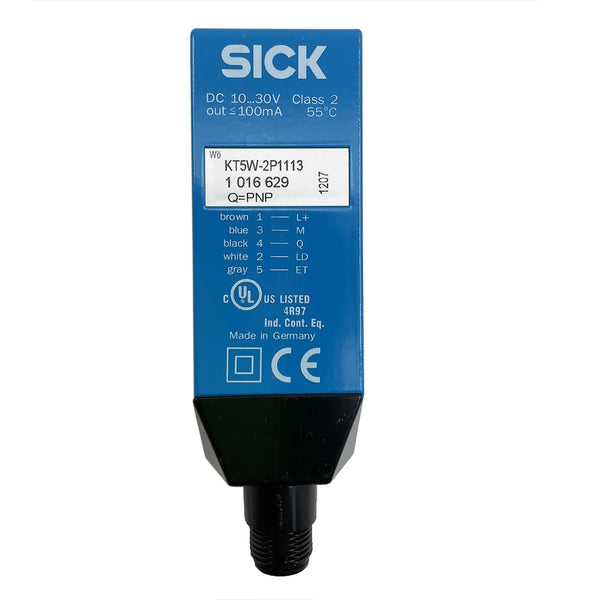 SICK Contrast Scanner PNP M12 Plug 5 Pin 10-30Vdc (1016629) KT5W-2P1113