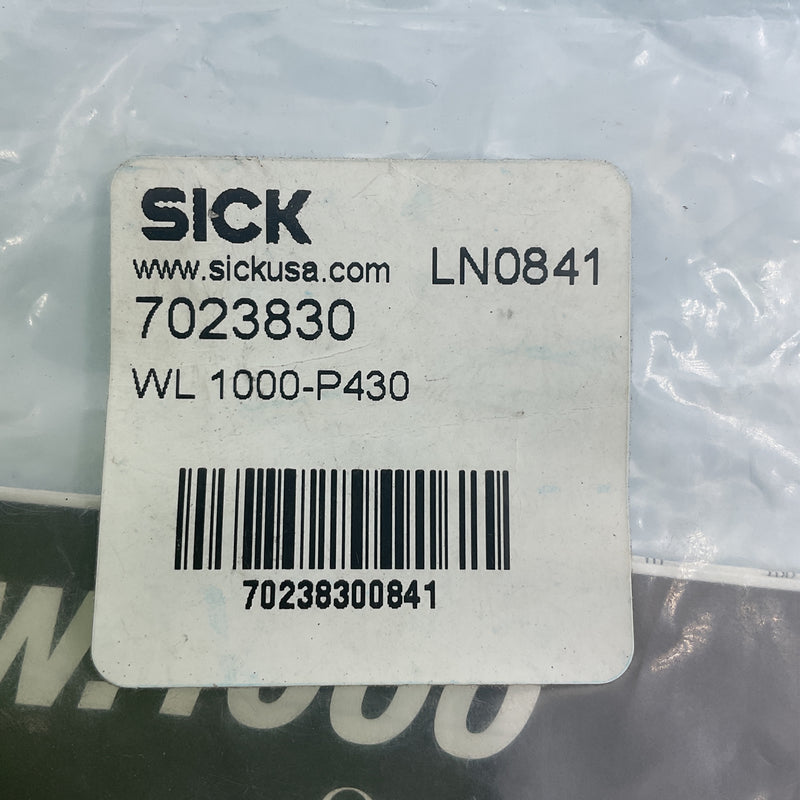 SICK Reflex Photoélectrique Polarisé 4-PIN M12 10-30VDC 7023830 WL1000-P430