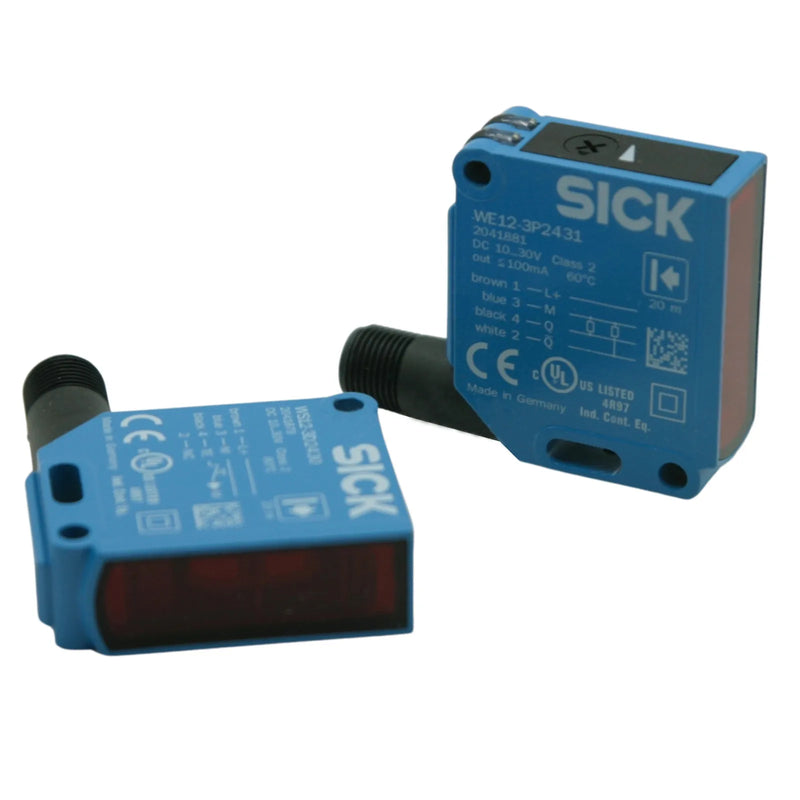 Sensor fotoeléctrico SICK Barrera 20m PNP M12 4-Pin Plug WSE12-3P2431