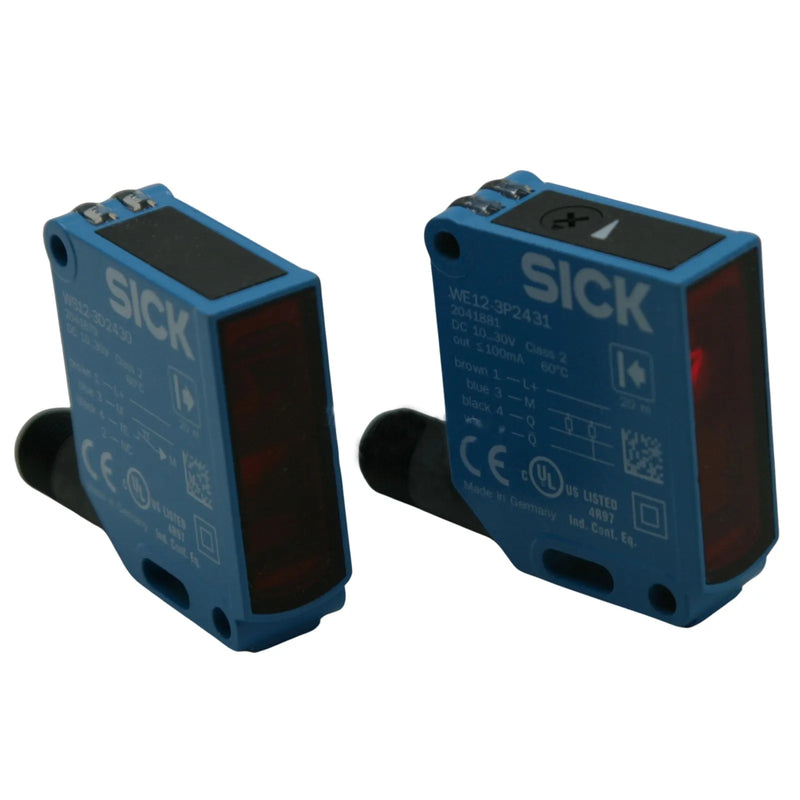 Sensor fotoeléctrico SICK Barrera 20m PNP M12 4-Pin Plug WSE12-3P2431