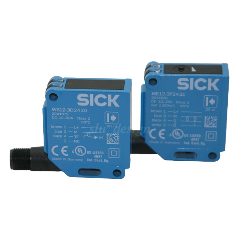 SICK Photoelectric Sensor Through-Beam 20m PNP M12 4 Pin Plug WSE12-3P2431