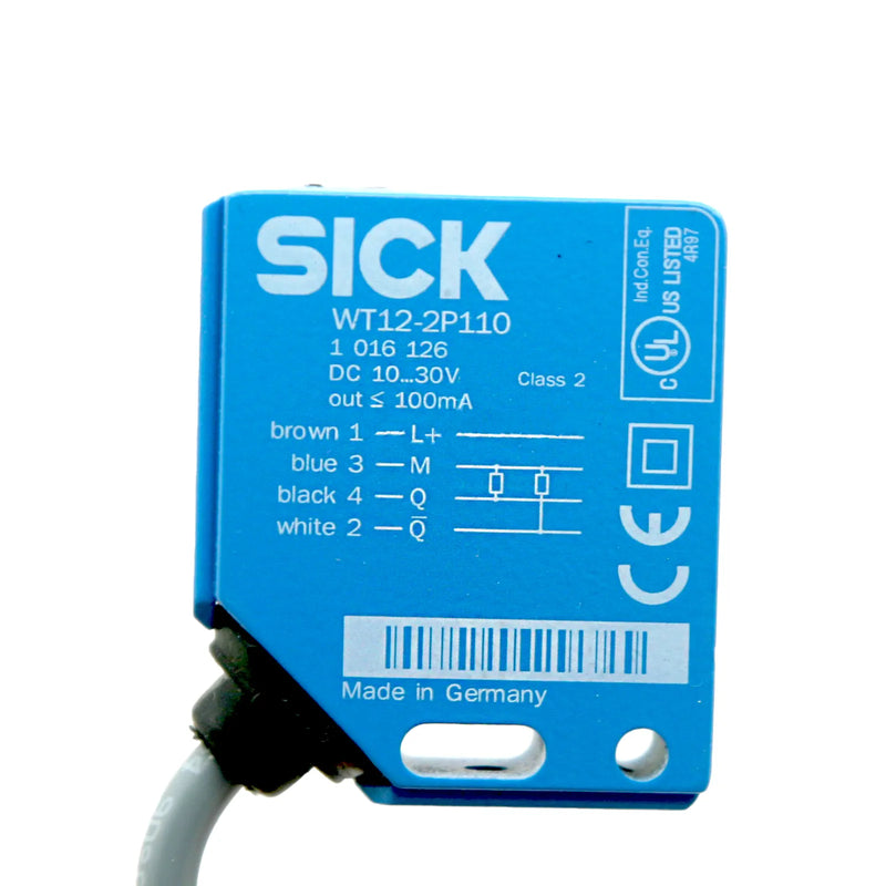 SICK Sensor Fotoeléctrico PNP Luz Infrarroja 250mm WT12-2P110