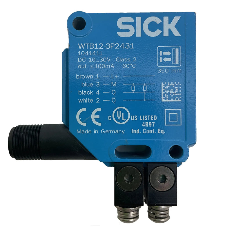 Sensor fotoeléctrico de supresión de fondo SICK 10-30VDC 350mm PNP 1041411 WTB12-3P2431