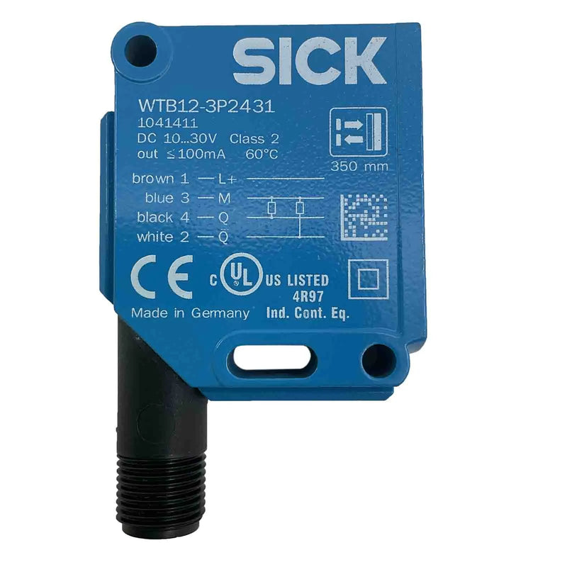 Sensor fotoeléctrico de supresión de fondo SICK 10-30VDC 350mm PNP 1041411 WTB12-3P2431