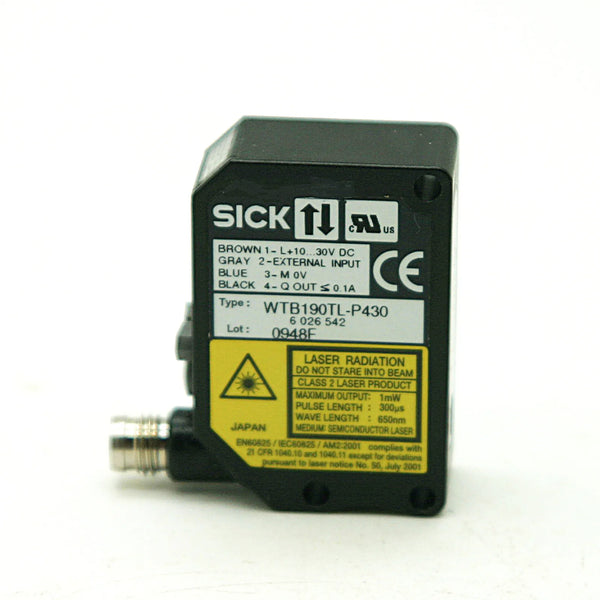 Sensor fotoeléctrico SICK láser de alto grado 6026542 WTB190TL-P430