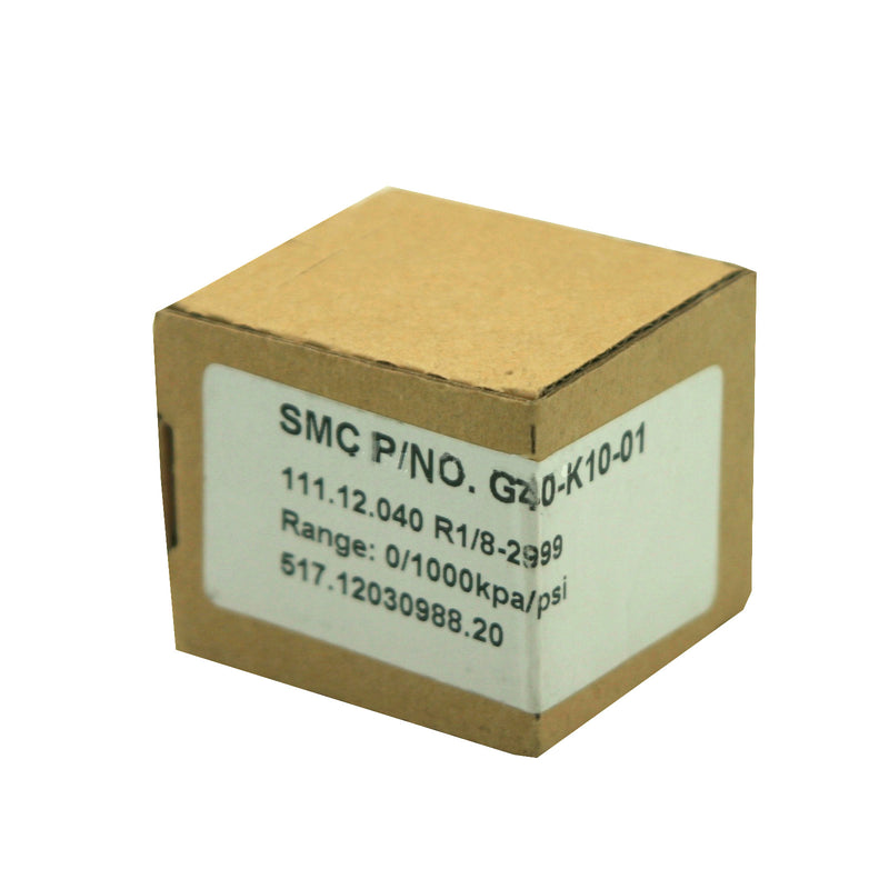 SMC Dial Pressure Gauge 1MPa 1/8" BSP 0-1000 KPA G40-K10-01