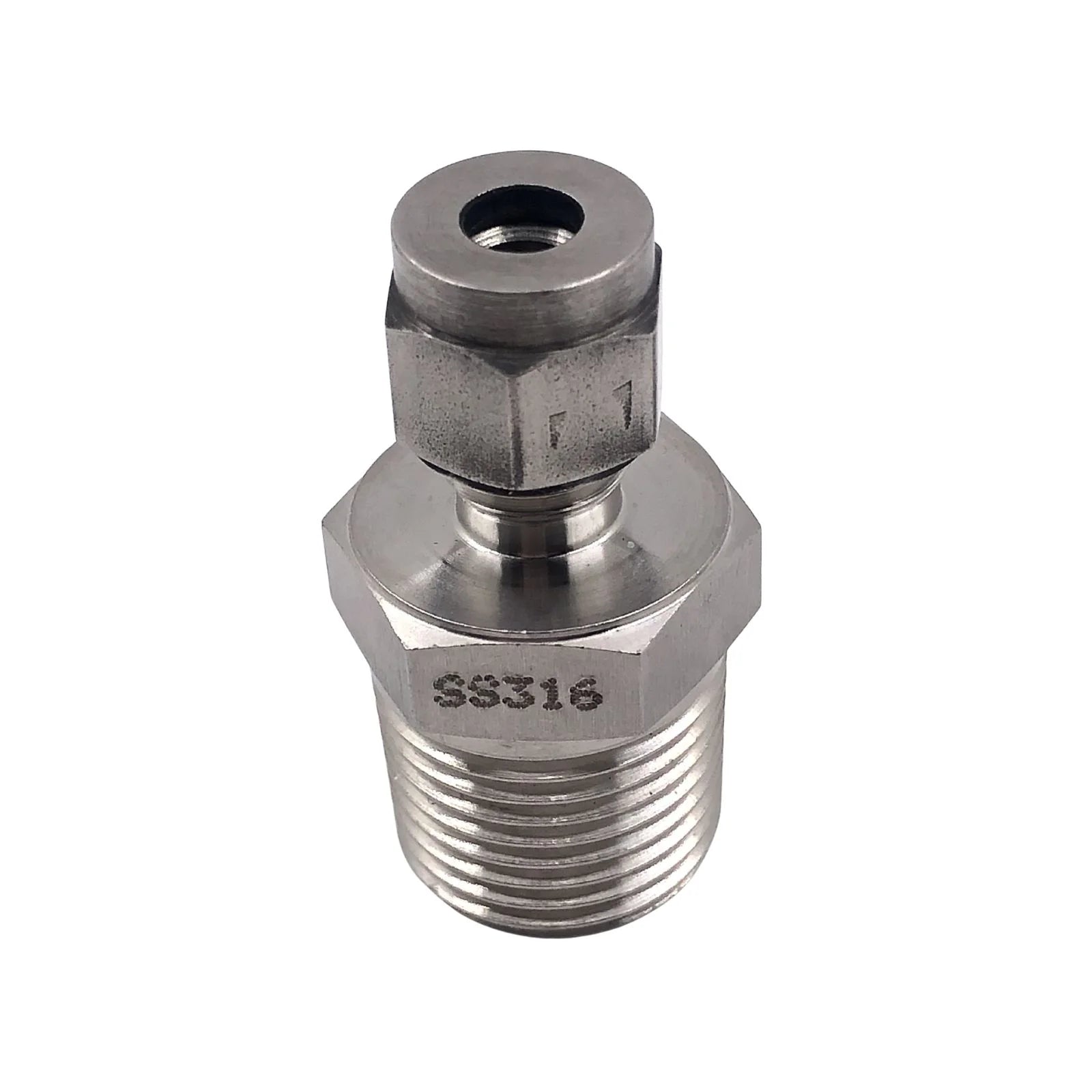 SMC Tube Fitting Male Connector SS316 1/2" KFG2H1395-N04