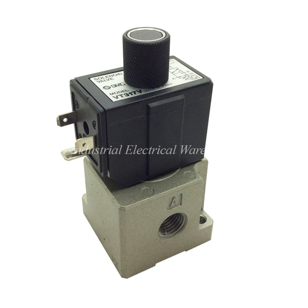 SMC Solenoid Valve 3-Port 0 to 0.9 MPa VT317V-5G-02