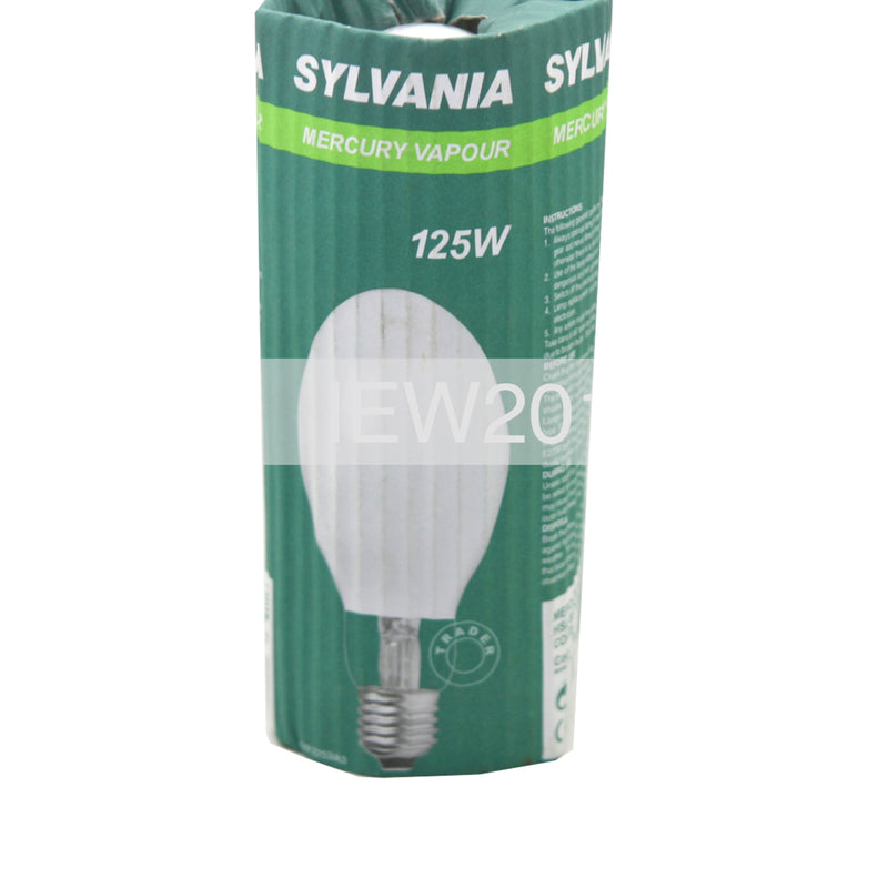 Sylvania Light Bulb Mercury Vapour Lamp Coated 125W E27 654610