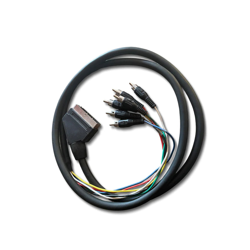 Scart to Component Video Cable - 6 Connection Cable