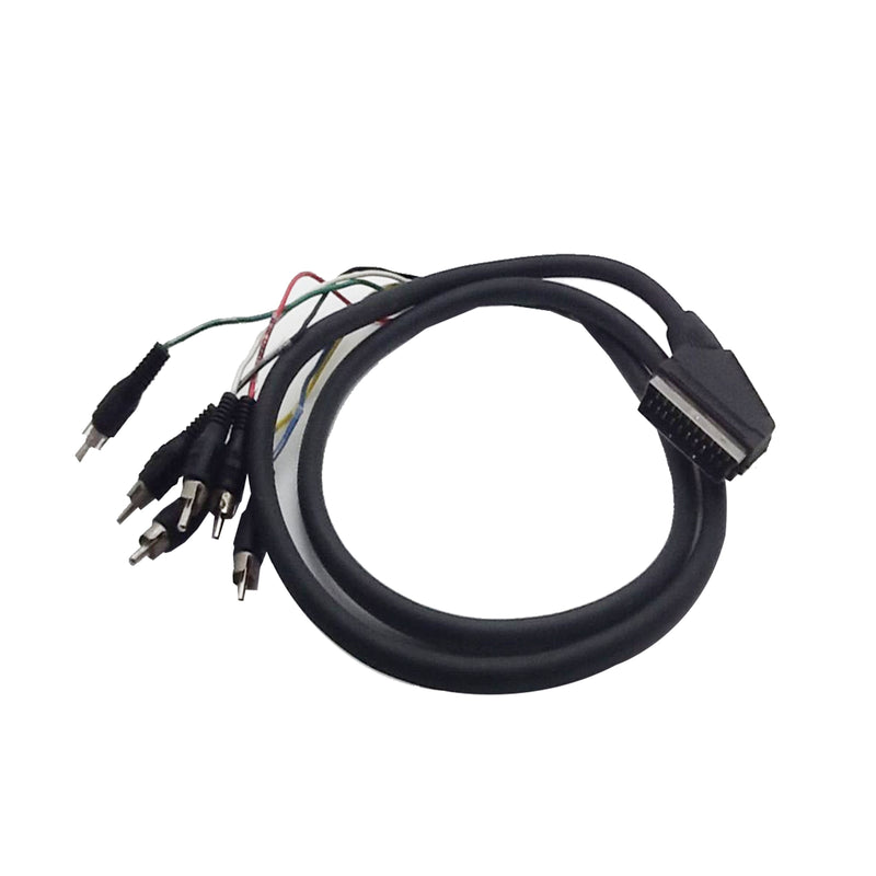 Scart to Component Video Cable - 6 Connection Cable