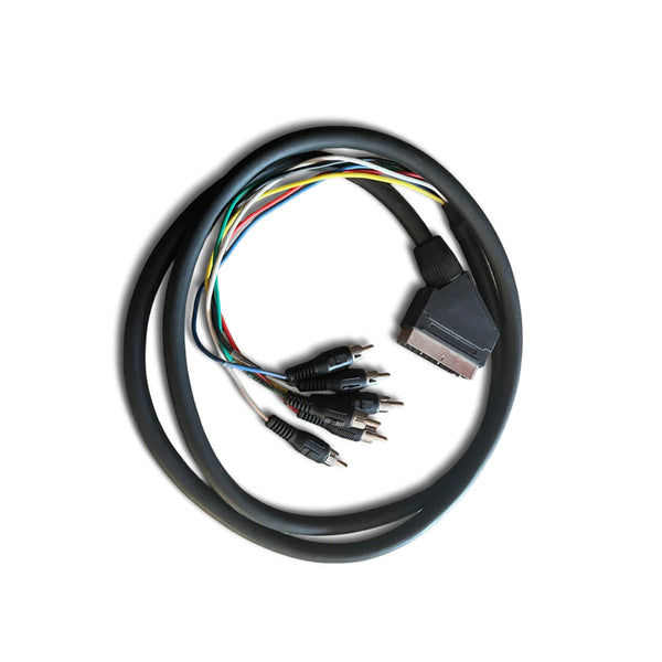 Scart to Component Video Cable - 6 Connection Cable