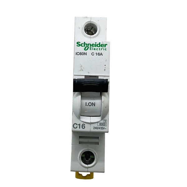 Schneider Electric / Telemecanique iC60N Circuit Breaker 1 Pole 16A A9F44116