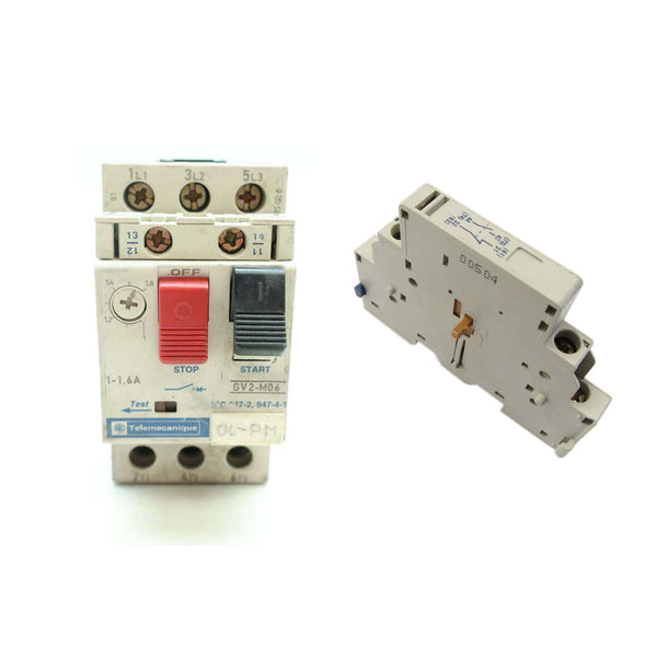 Schneider Electric / Telemecanique Circuit Breaker 3 Pole GV2-M06 with GV2AN11