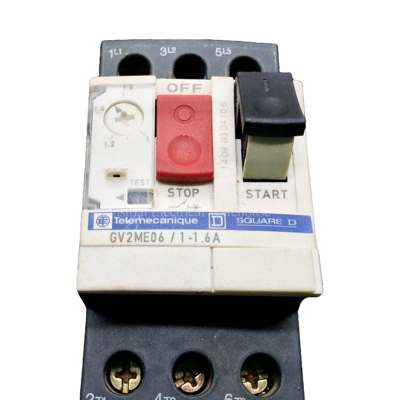 Schneider Electric Telemecanique Motor Protection Circuit Breaker 1-1.6A GV2ME06