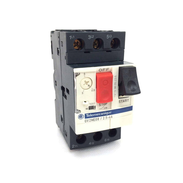 Schneider Electric / Telemecanique Circuit Breaker 3 Pole 2.5A-4.0A GV2ME08