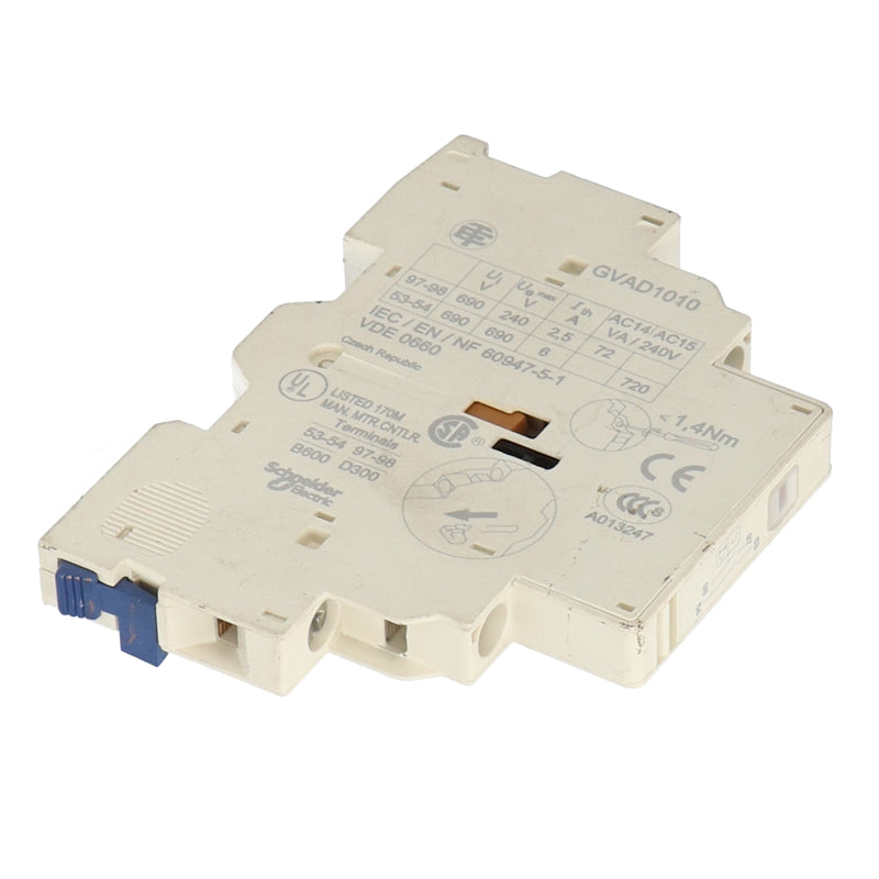 Schneider Electric / Telemecanique Auxiliary Contact 6A 1NO/1NO GVAD1010