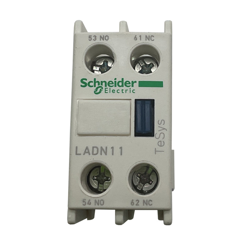 Schneider Electric / Telemecanique Auxiliary Contact Block Front Mount NO/NC 10A LADN11