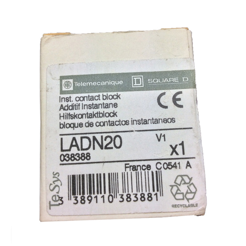 Schneider Electric / Telemecanique Auxiliary Contact Block 5mA 17V LADN20