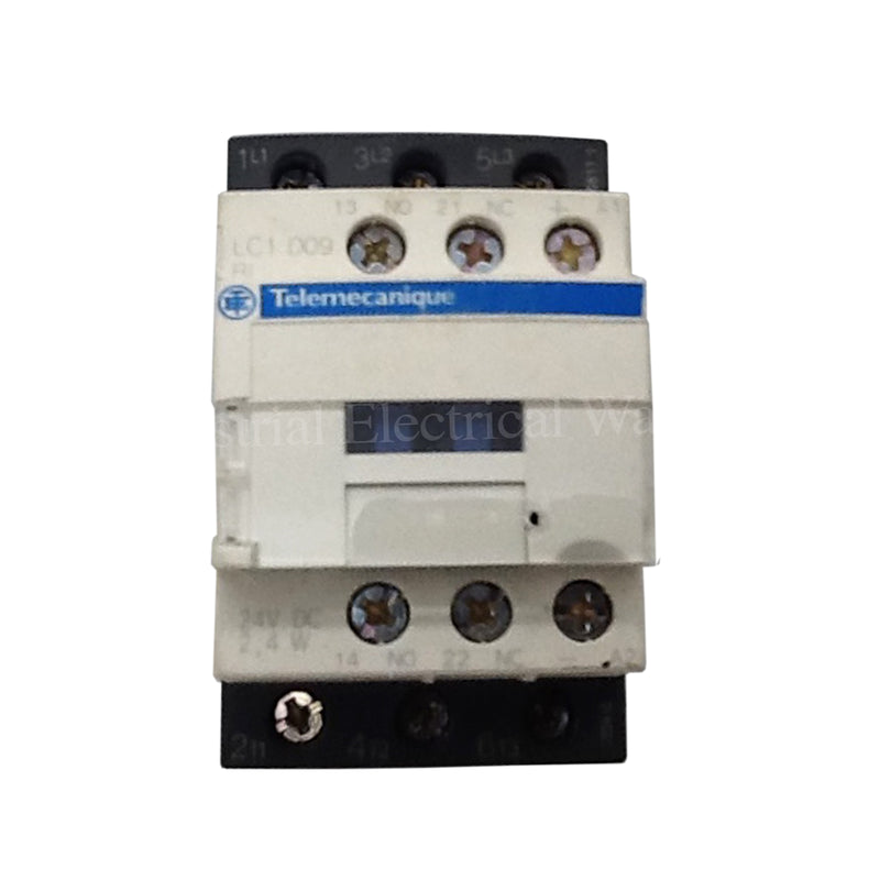 Schneider Electric / Telemecanique Contactor 3 Pole 400V 9A 24VDC LC1D09BL