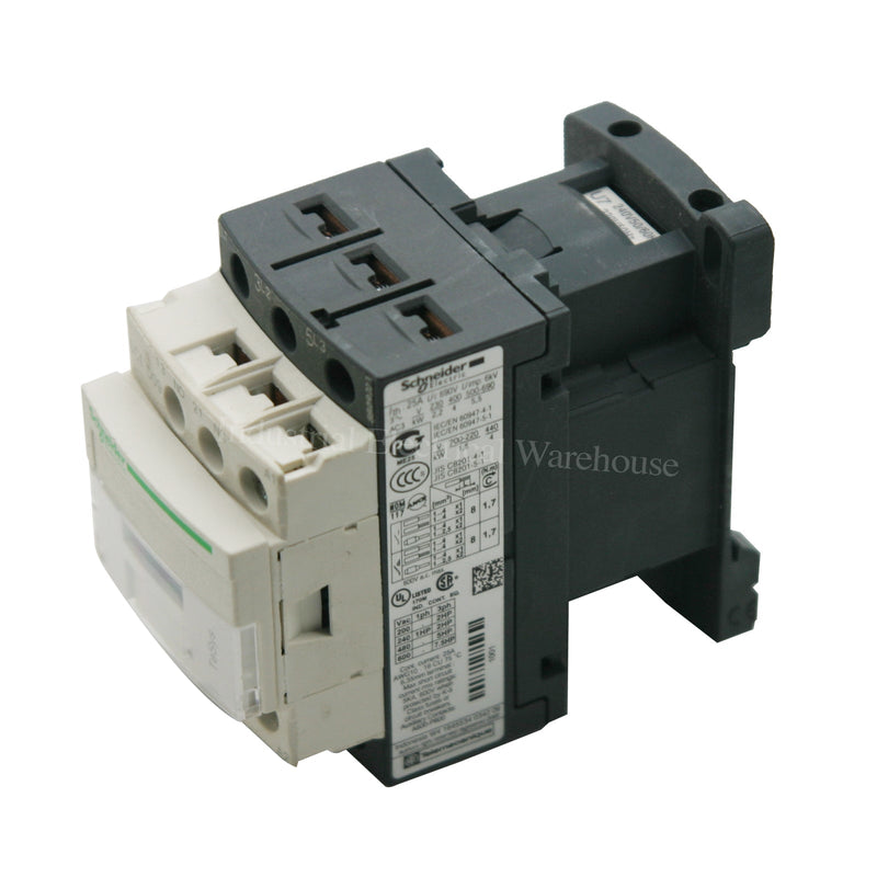 Schneider Electric / Telemecanique Contactor 4KW 5HP 480V 240V LC1D09U7