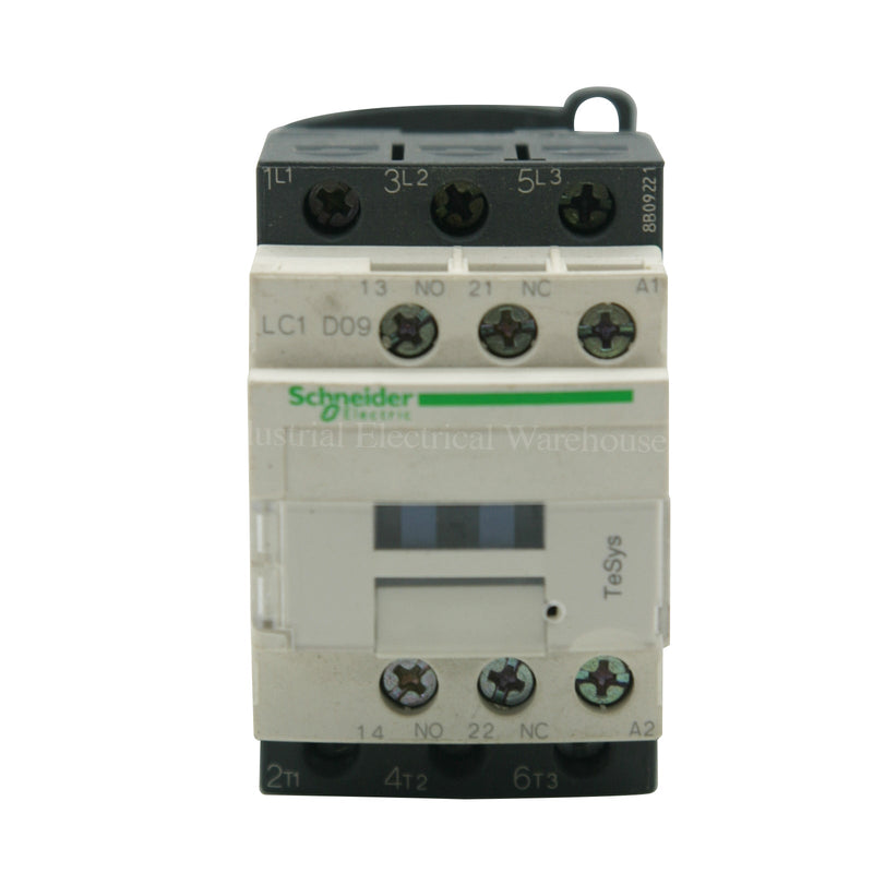 Schneider Electric / Telemecanique Contactor 4KW 5HP 480V 240V LC1D09U7