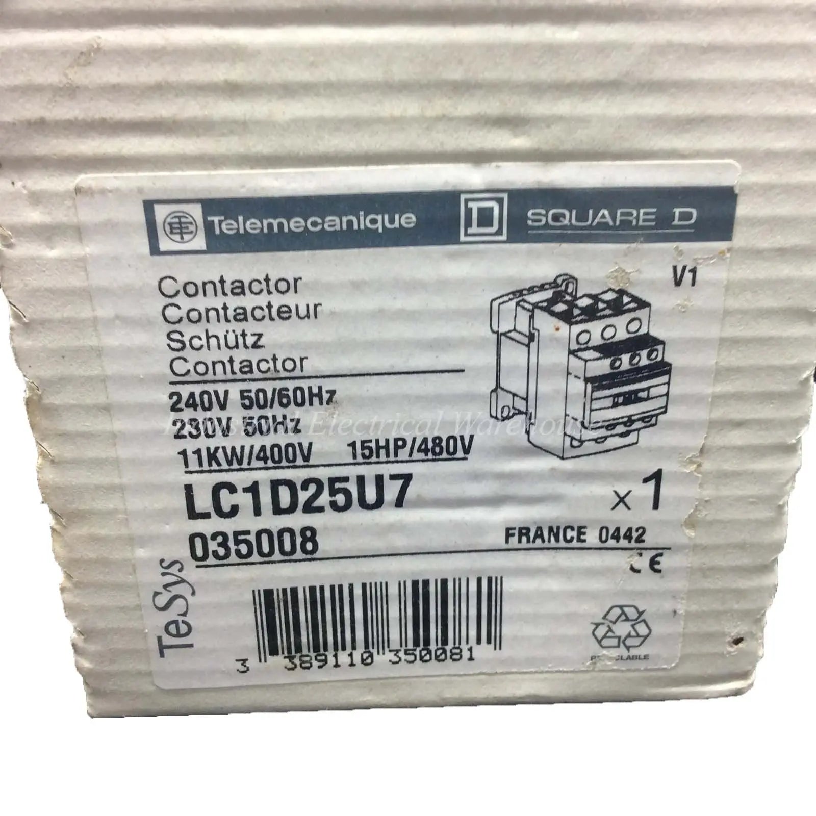 Schneider-Telemecanique-LC1D25U7-E-Industrial-Electrical-Warehouse-Shop-Now