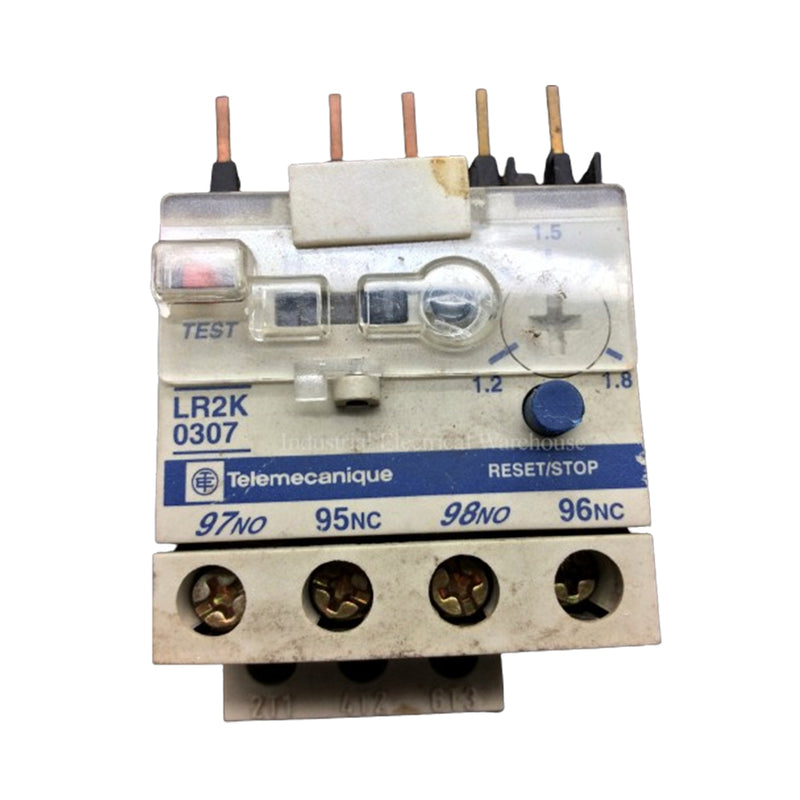Schneider Electric / Telemecanique Overload Relay 3 Pole 1.2A - 1.8A LR2K0307