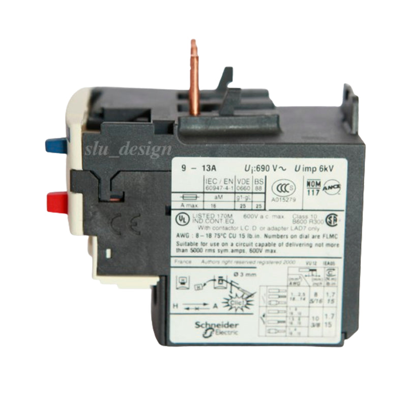 Schneider Electric / Telemecanique Overload Relay 3 Pole 9-13A 690Vac LRD16