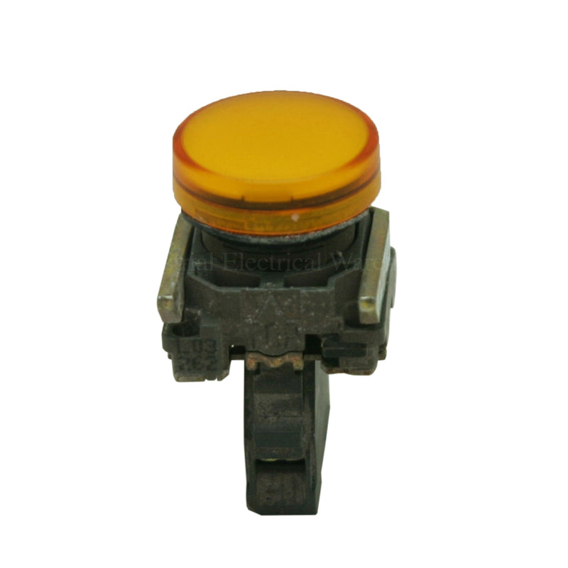 Schneider Electric Panel LED Pilot Indicator Light 22mm Orange XB4-BVB5